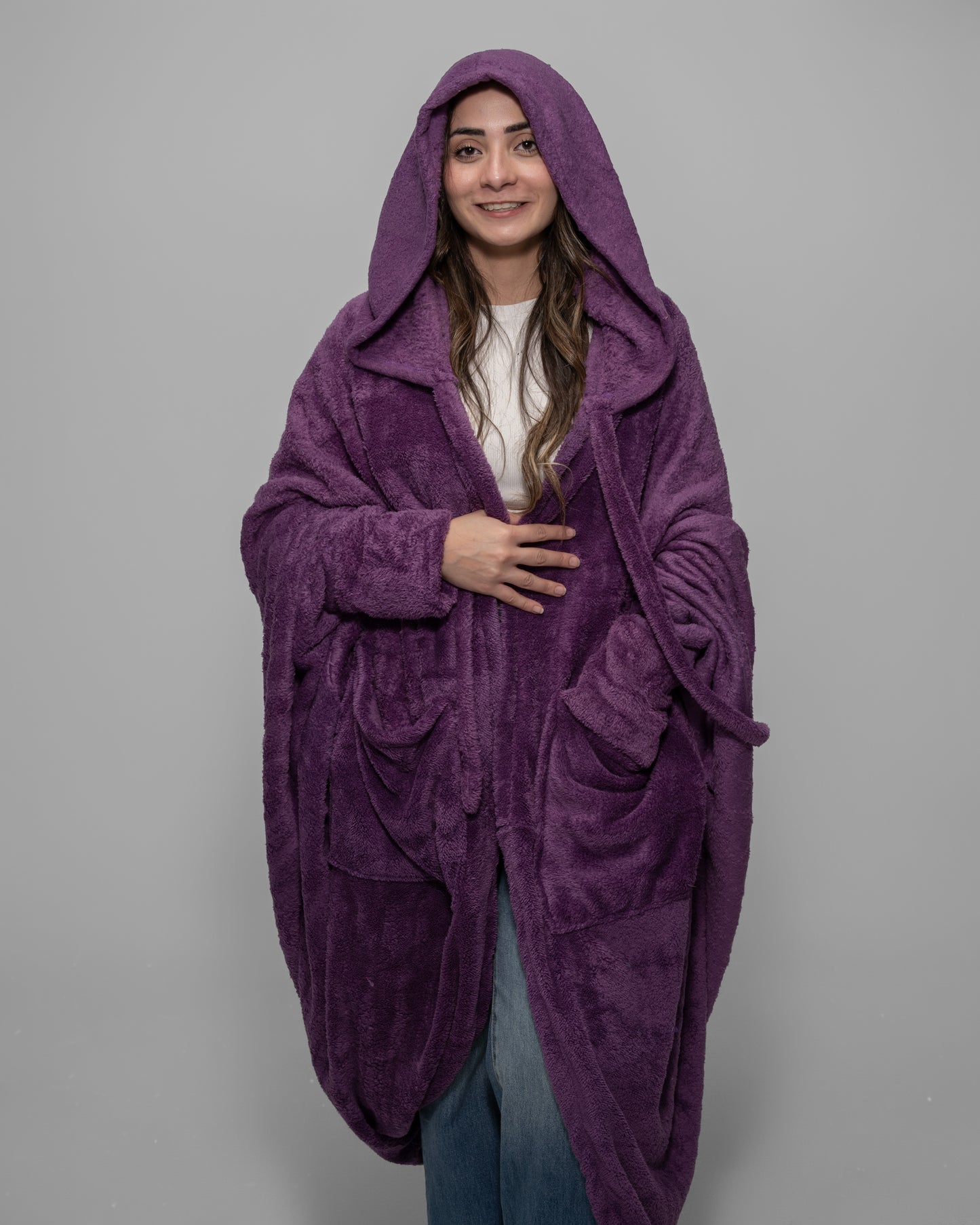 Purple Blanket Robe