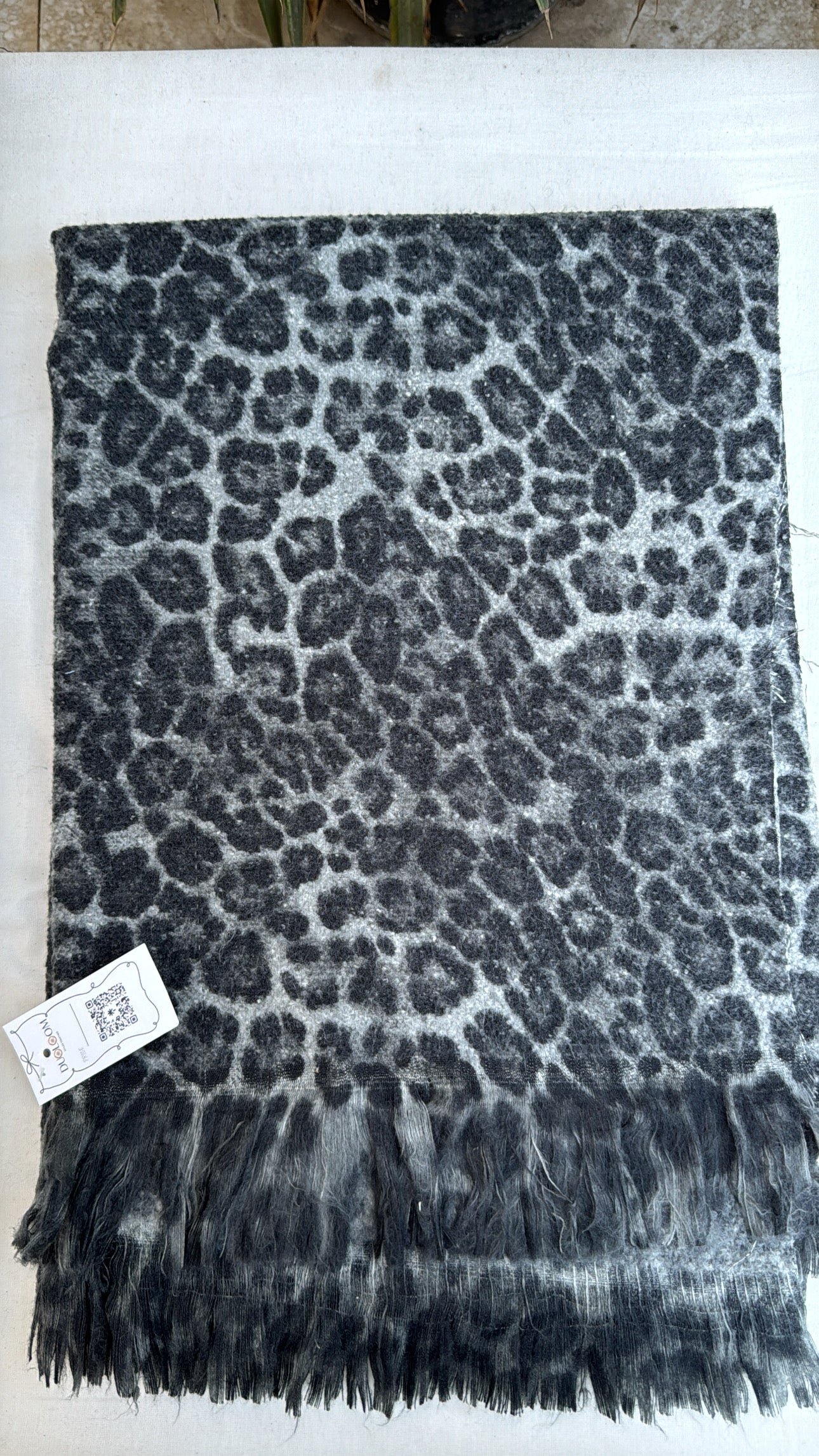 Tiger Print Cozy Shawl-شلان تيجر
