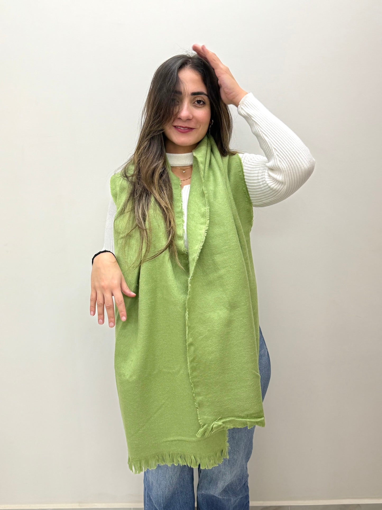 Mohair mix scarf-شال صوف موهير