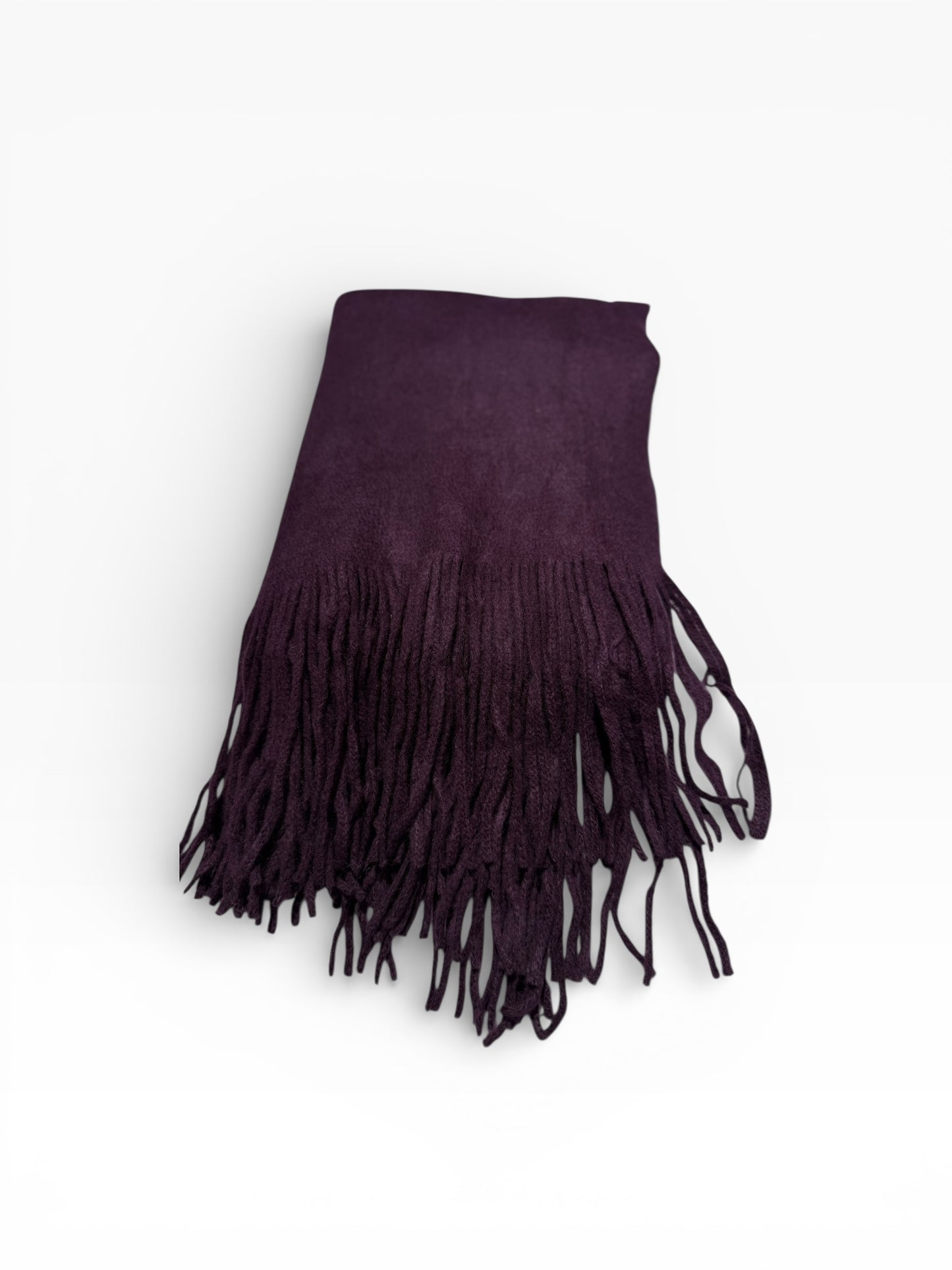 Long trico mohair scarf-شلات تريكو ساده