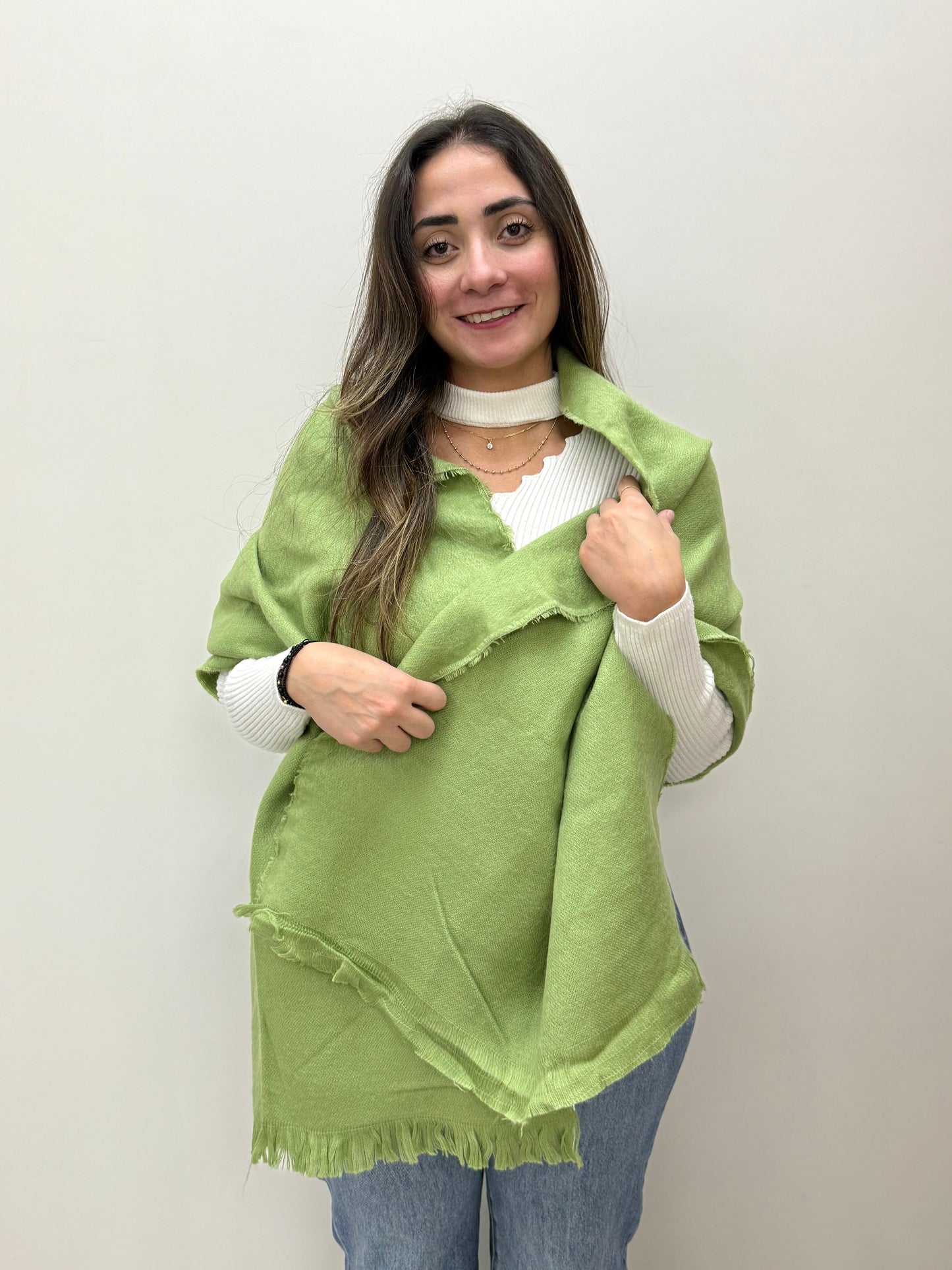 Mohair mix scarf-شال صوف موهير