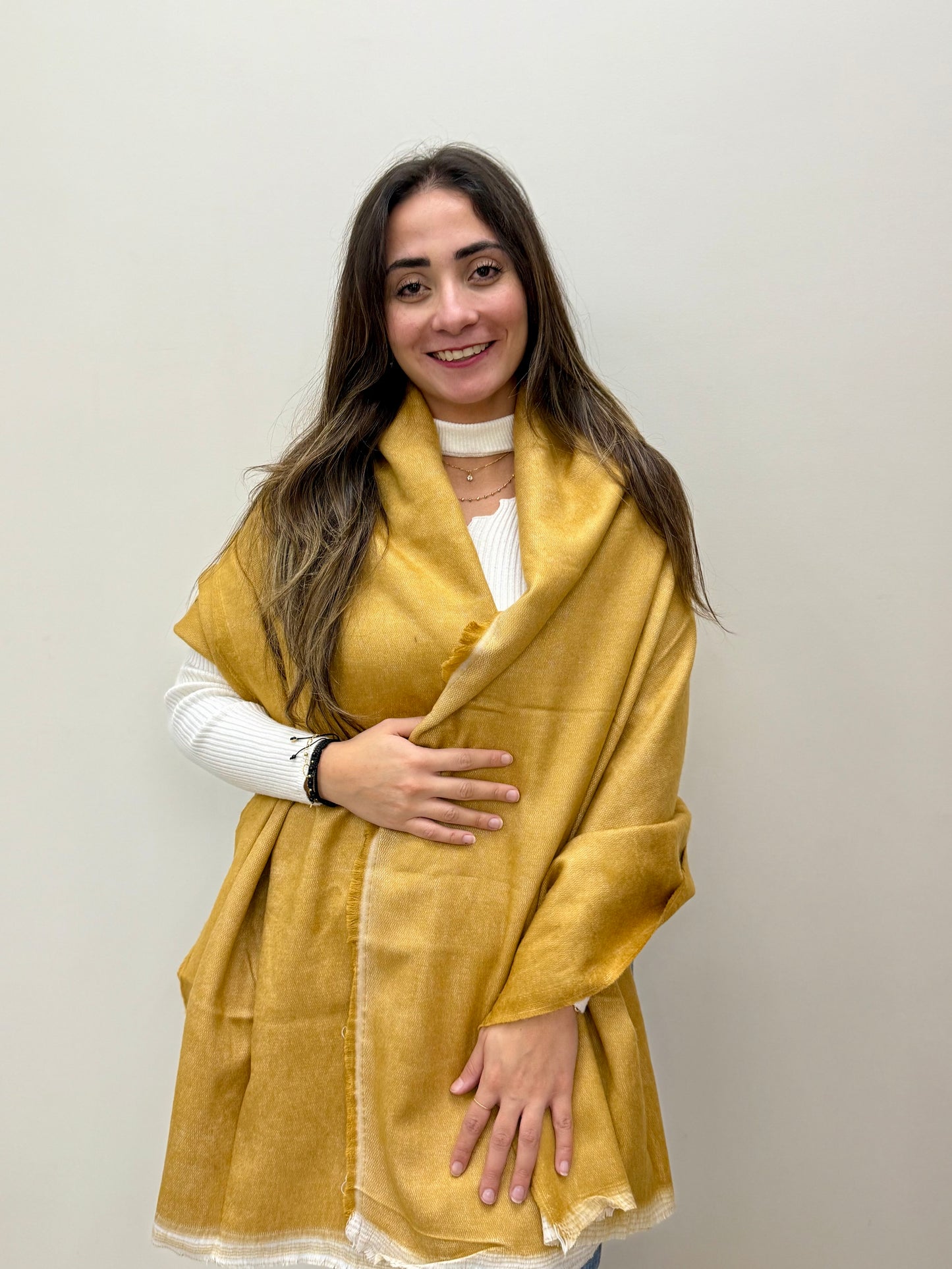 Mohair mix scarf-شال صوف موهير