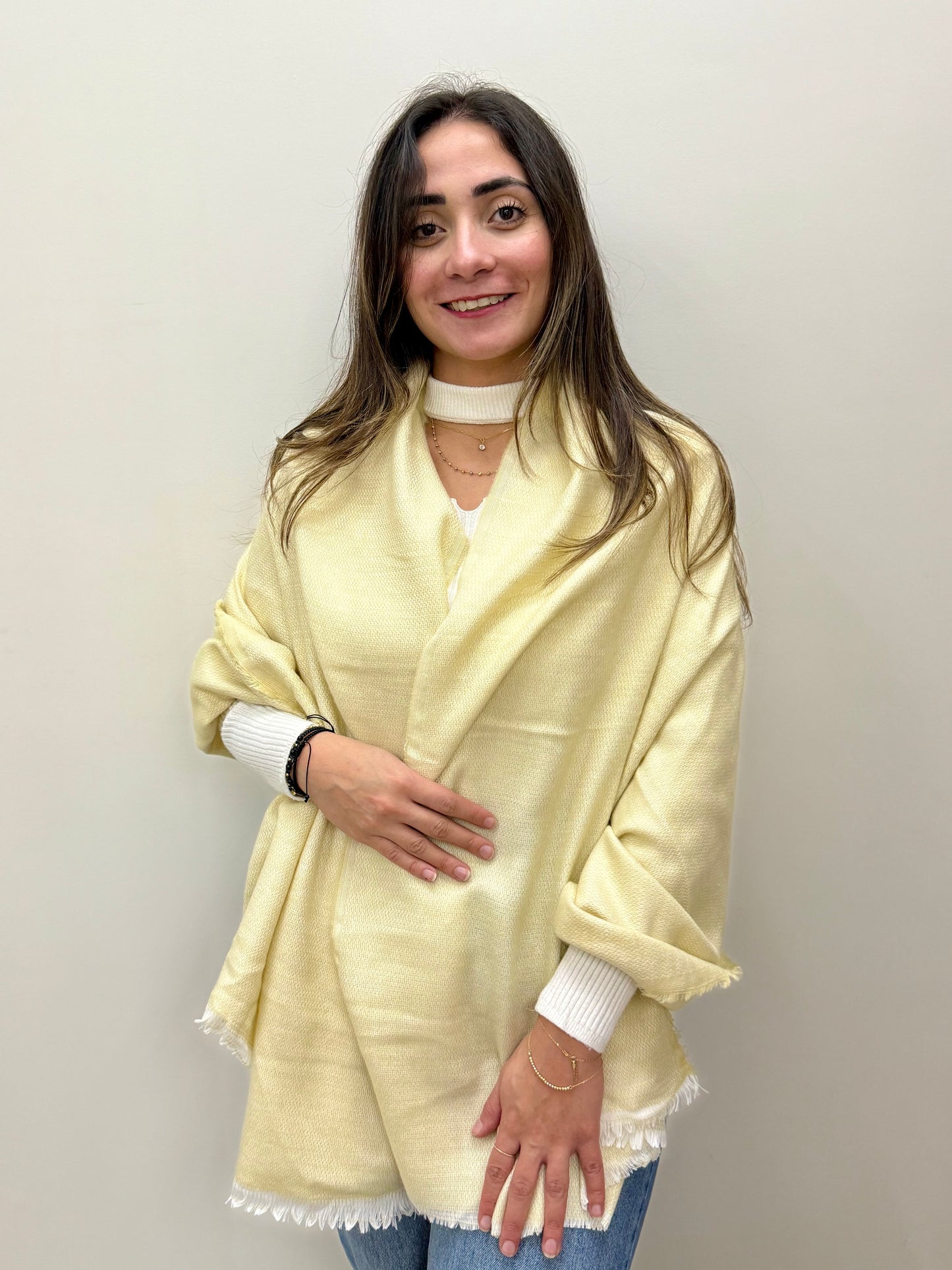 Mohair mix scarf-شال صوف موهير