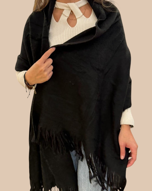 Long trico mohair scarf-شلات تريكو ساده