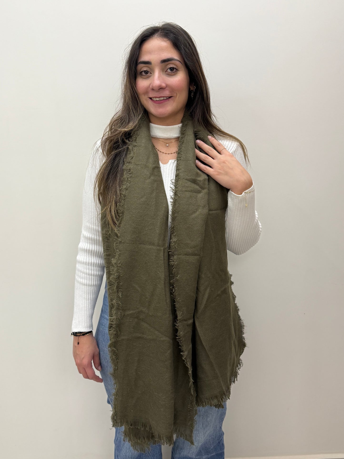 Mohair mix scarf-شال صوف موهير