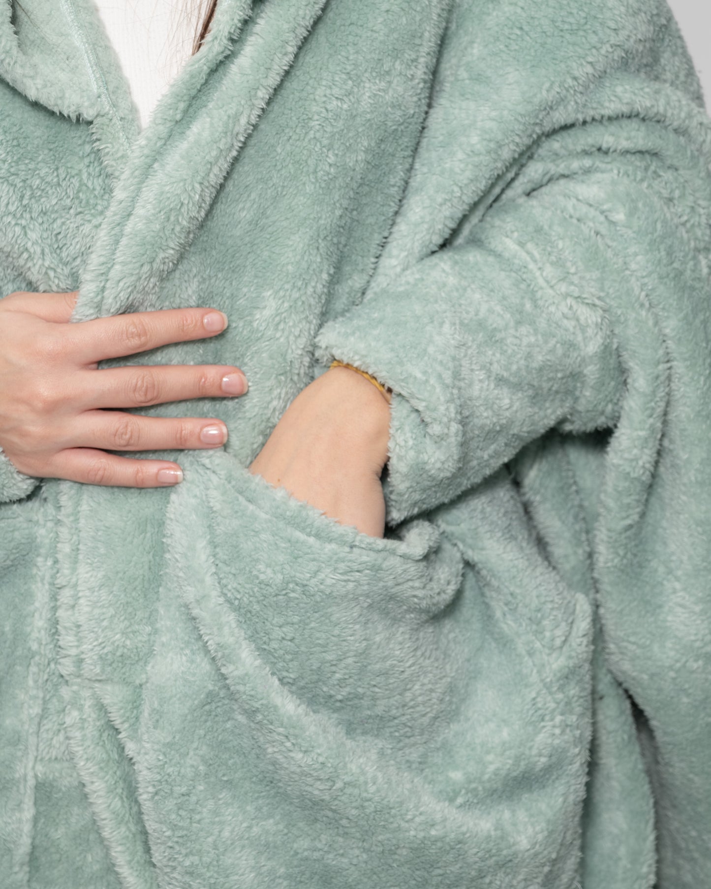 Mint Green Blanket Robe