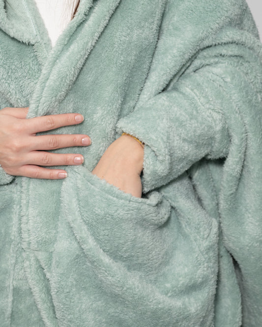 Mint Green Blanket Robe