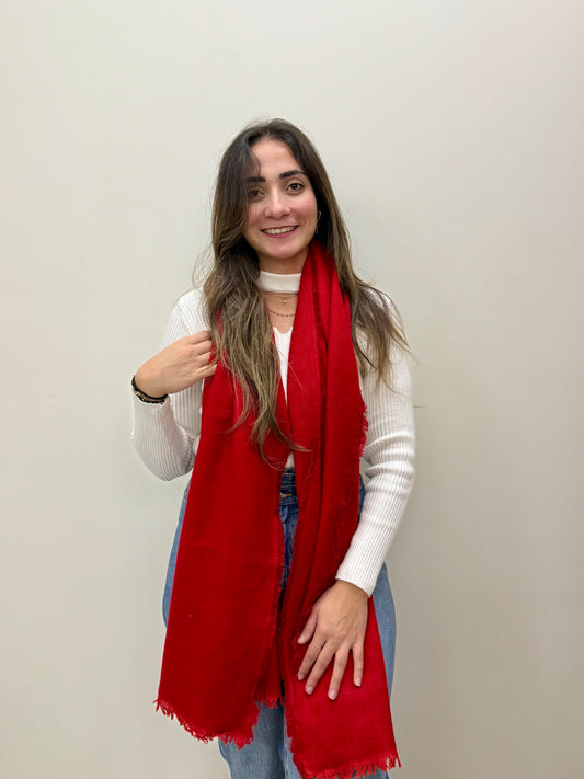 Mohair mix scarf-شال صوف موهير