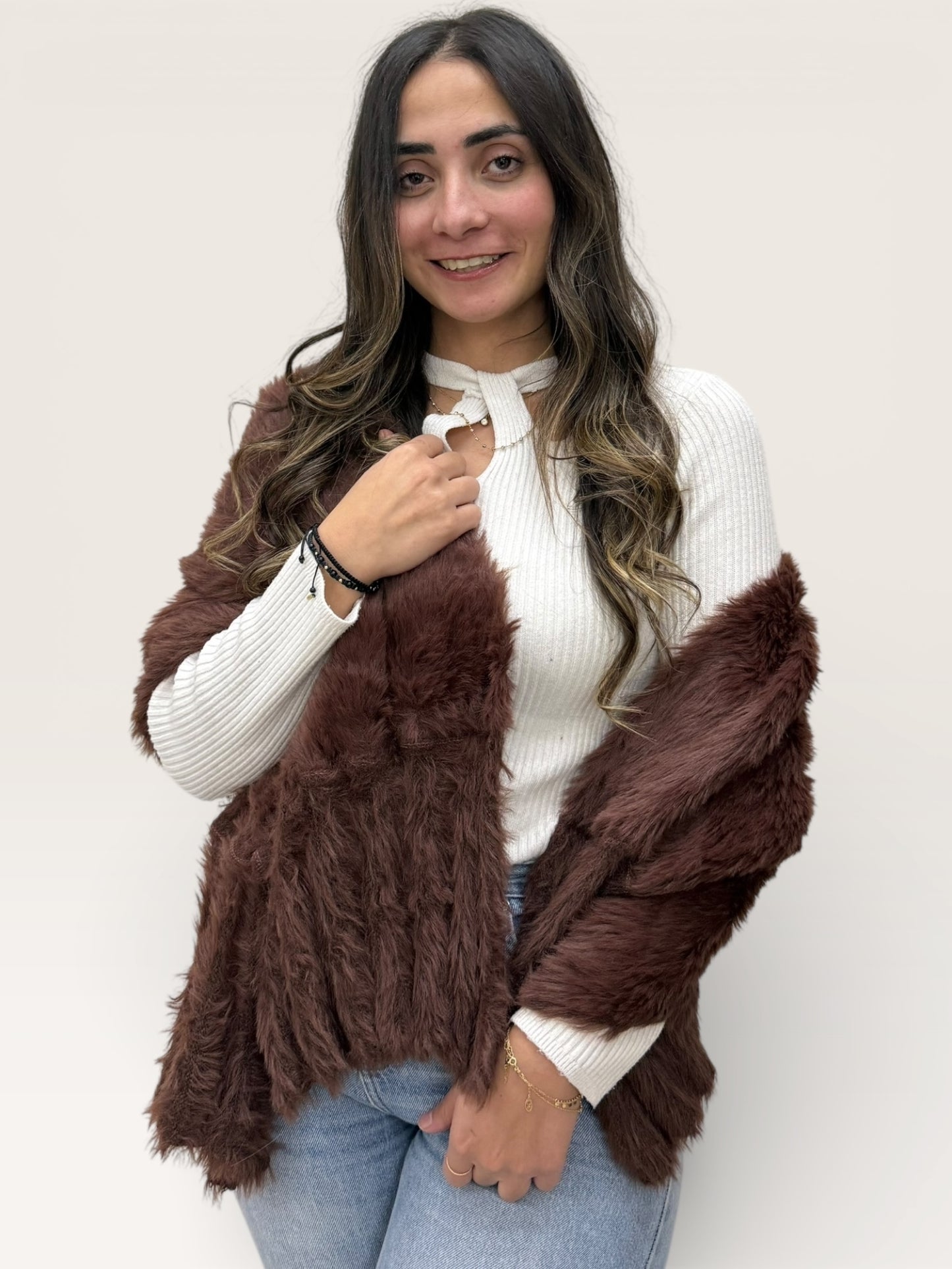 The Cozy Plush Fur Shawl