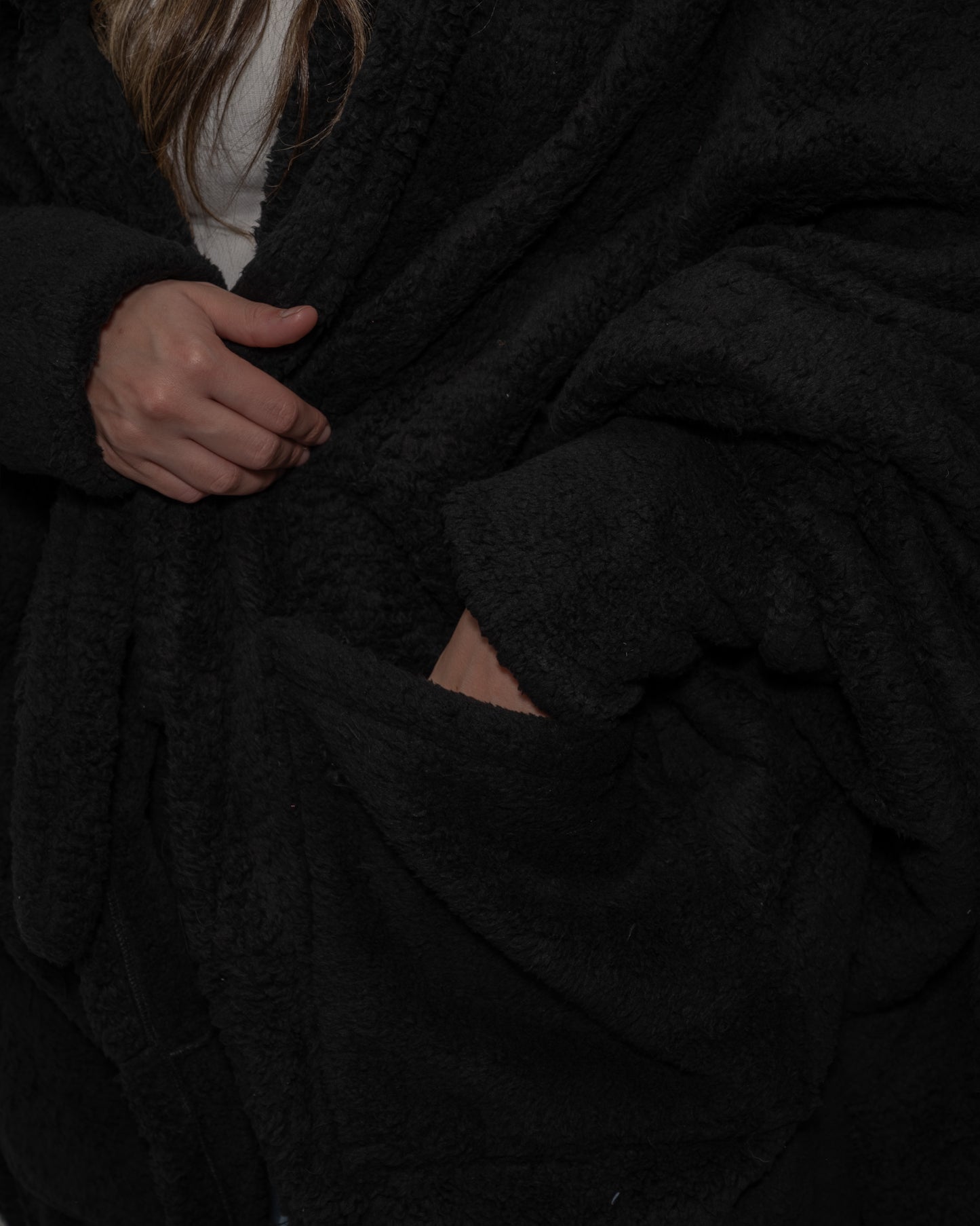Black Blanket Robe