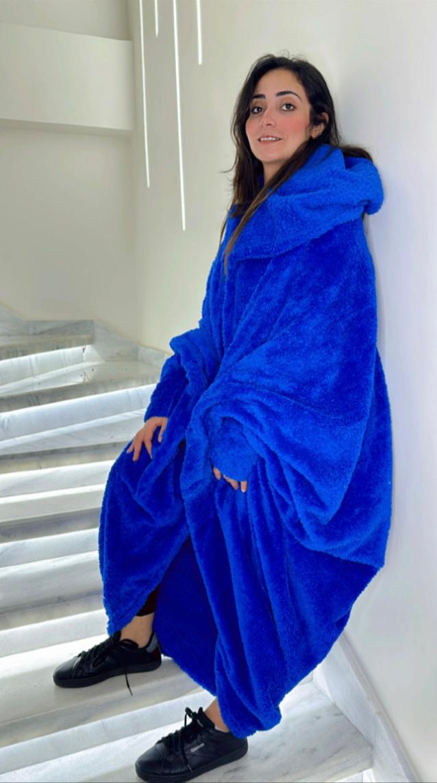 Pepsi Blue Blanket Robe
